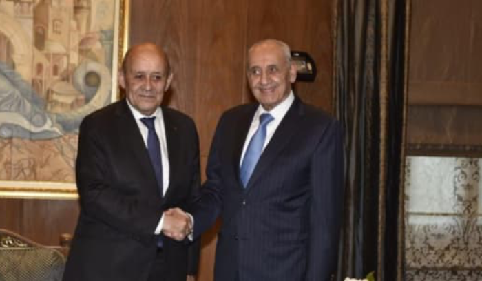برّي التقى لودريان وعرضا للأوضاع والملف الرئاسي