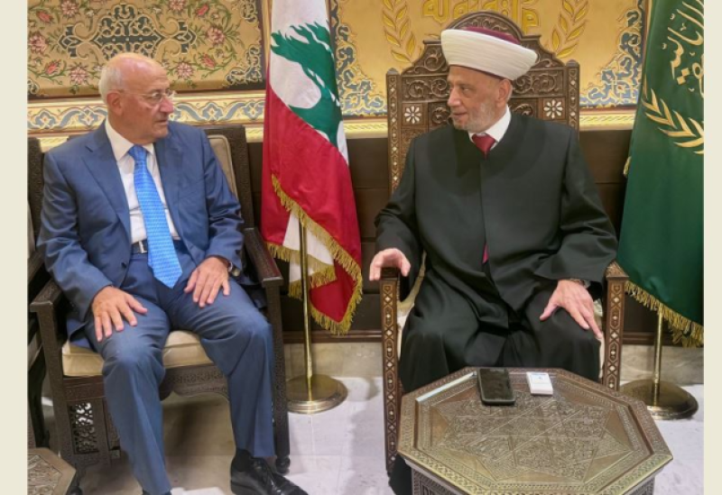 احداث سوريا بين غازي العريضي والمفتي دريان