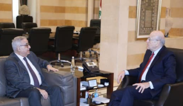 ميقاتي بحث مع زوّاره في المستجدّات بعد وقف النار