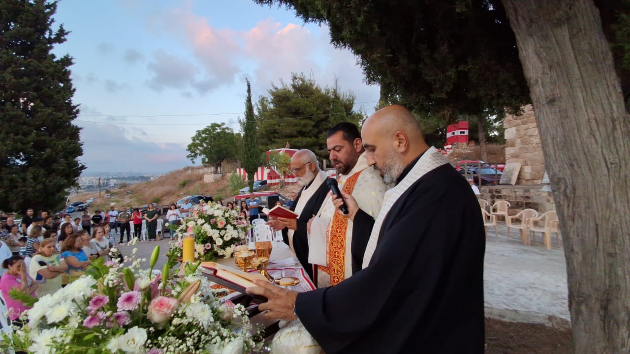 قداس بعيد مار الياس في مقامه في حارة صيدا
