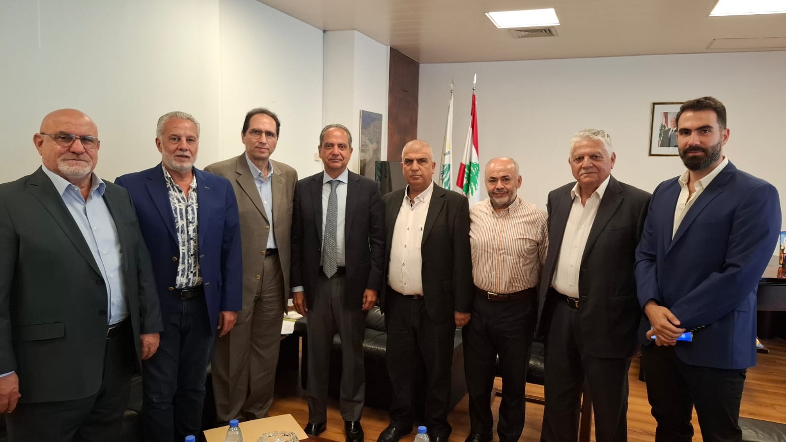 الصّدي يلتقي وفداً من البنك الدولي ويعطي توجيهاته لترشيد إستهلاك المياه في مغاسل المحطات