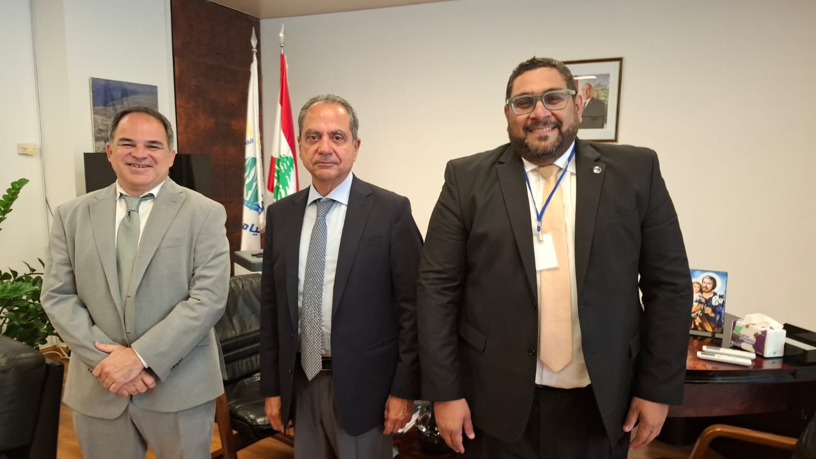 الصّدي يلتقي وفداً من البنك الدولي ويعطي توجيهاته لترشيد إستهلاك المياه في مغاسل المحطات