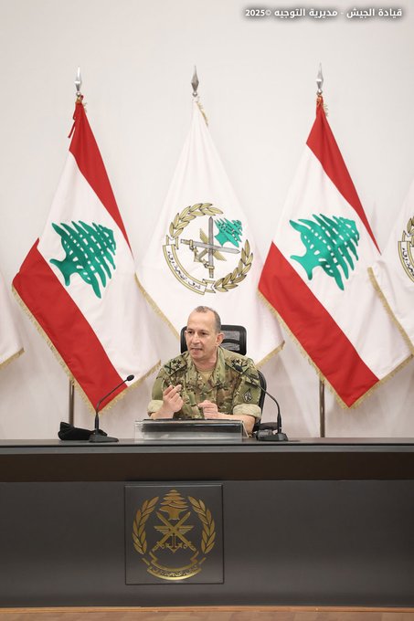 قائد الجيش رودولف هيكل: مستمرون في أداء واجبنا رغم التحديات والاعتداءات الإسرائيلية