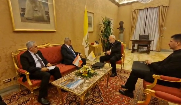 بوحبيب أنهى زيارته لروما بلقاء وزير خارجية الفاتيكان وبحث معه في فرص وقف إطلاق النار وإستعداد لبنان الوفاء بإلتزاماته وفقاً للقرار  ١٧٠١