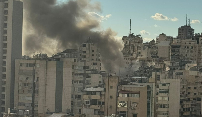 غارة استهدفت النويري في بيروت