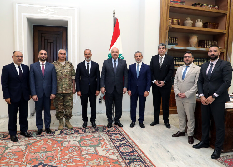 الرئيس عون ترأس الاجتماع الأول للجنة المكلّفة بالتفاوض مع الجانب القبرصي