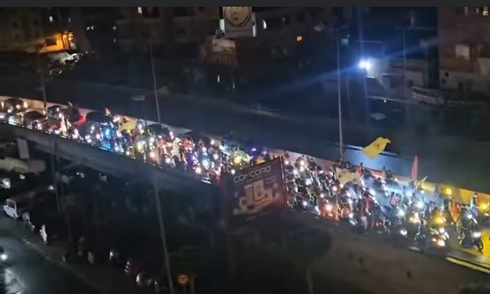 مسيرات إحتجاجية في النبطية وصور