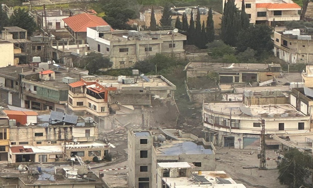عملية تمشيط بالرشاشات الثقيلة بعيترون