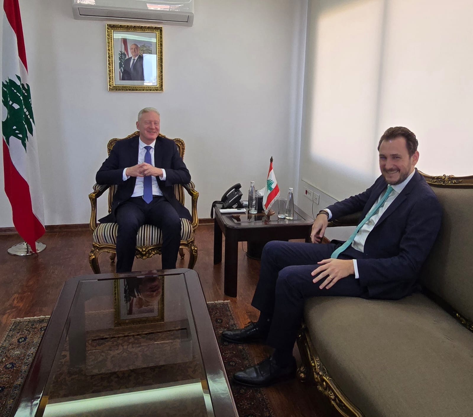 رجّي بحث مع القائم بالأعمال الفرنسي دعم لبنان والتمديد لليونيفيل