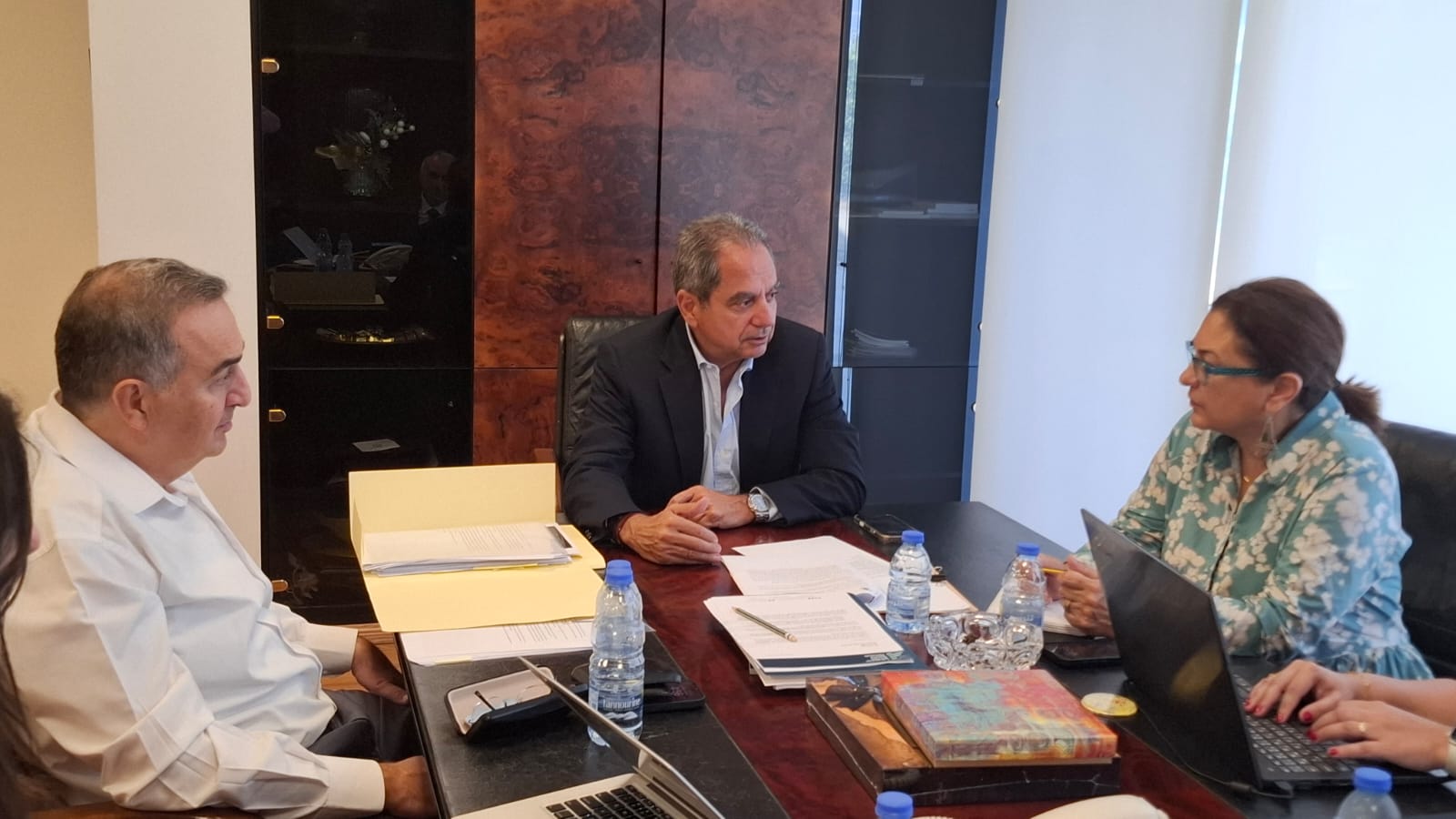الصدّي يبحث تقرير صندوق النقد المتعلق بحوكمة المؤسسات المملوكة من الدولة.