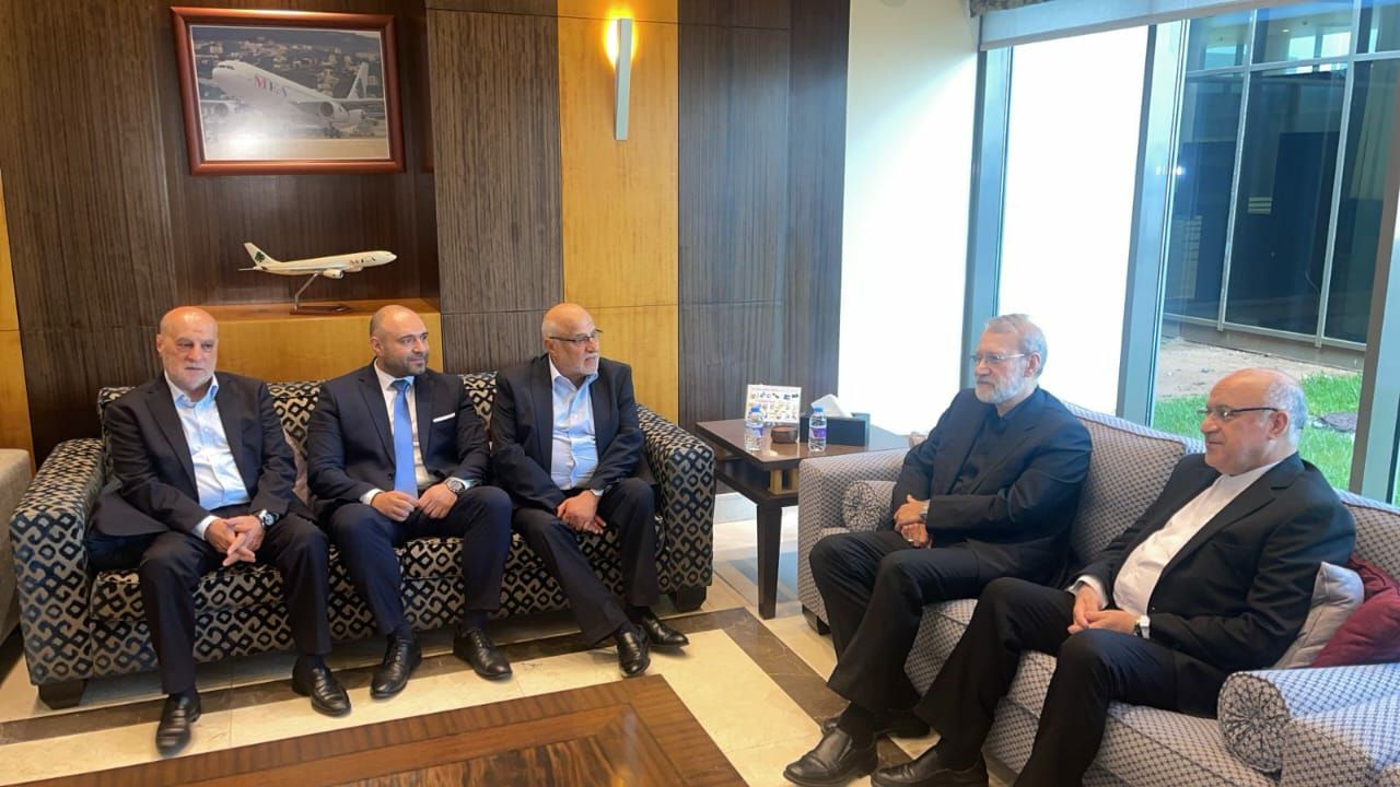 بالصورة- لاريجاني وصل  إلى بيروت