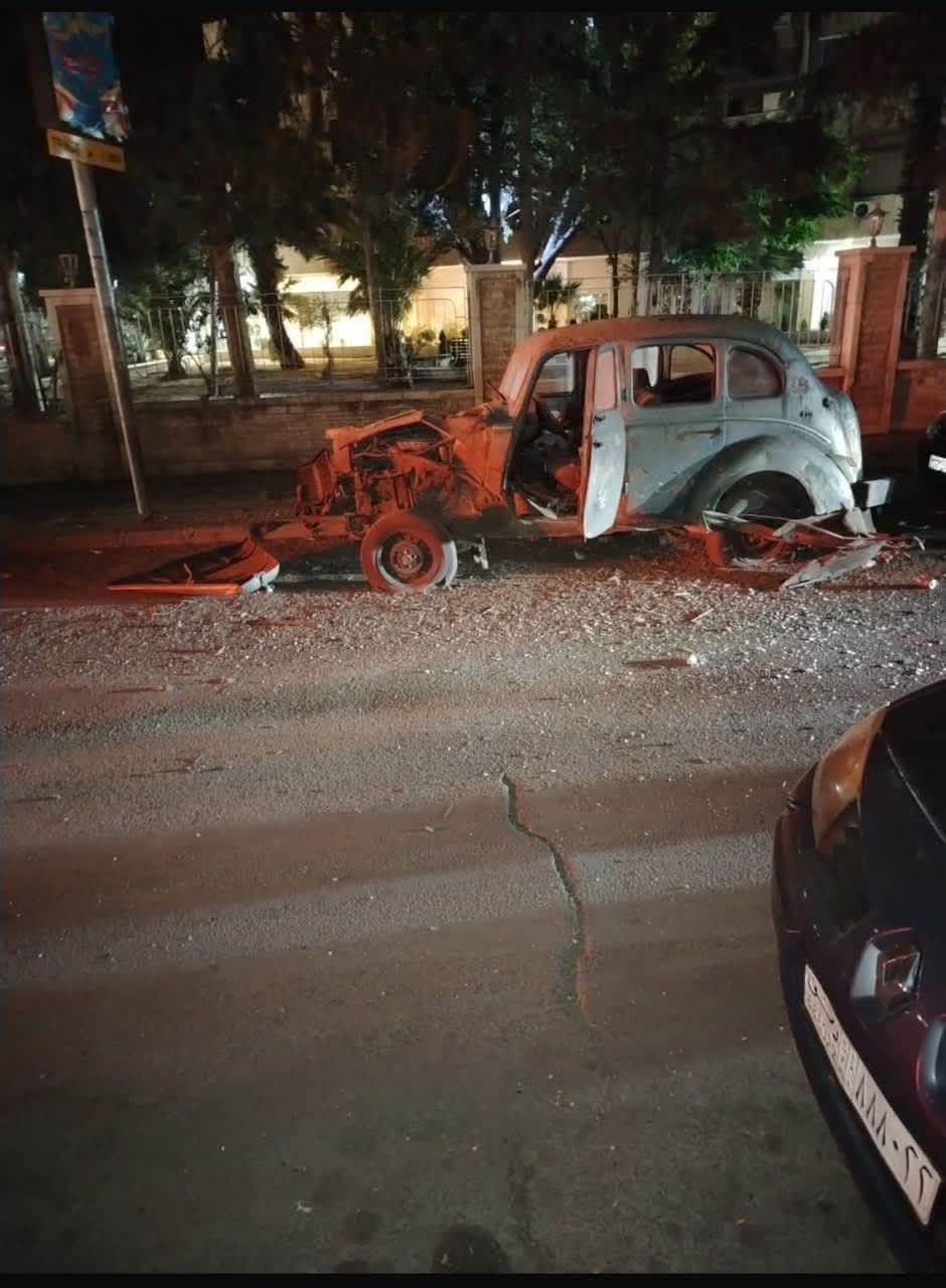 انفجار سيارة في حي المزة بدمشق بسبب عبوة ناسفة