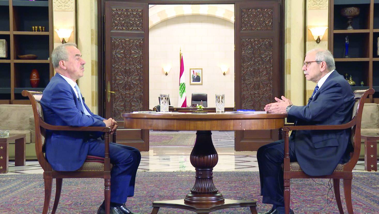 سلام لـ«الشرق الأوسط»: الدولة اللبنانية استعادت قرار الحرب والسلم<br />
تحدث عن ملفات عالقة مع سوريا... وأكد حرص بيروت على العلاقات مع الرياض