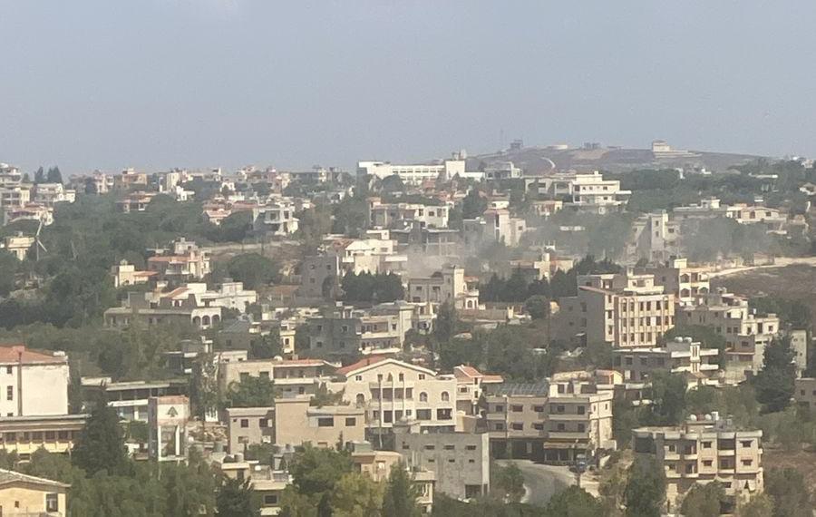 غارة على المنطقة الواقعة بين عيناثا وبنت جبيل لجهة عيترون