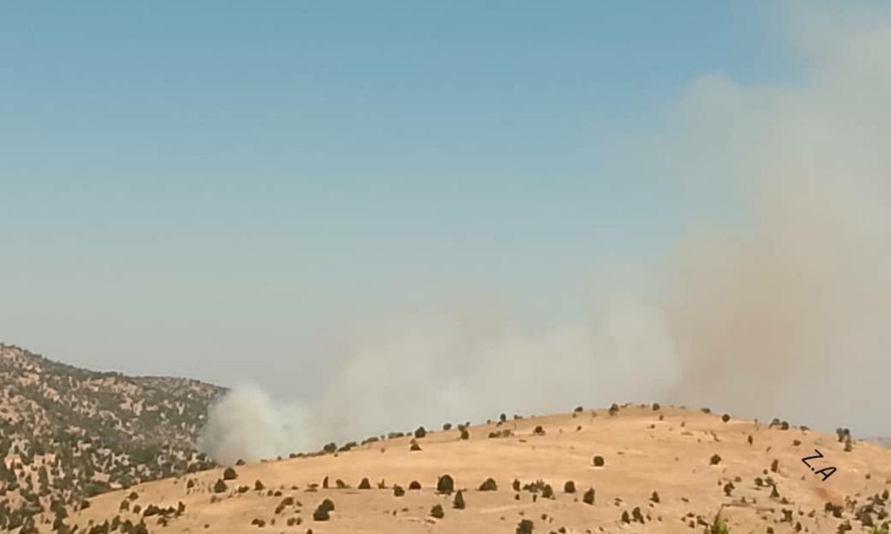 حريق هائل في جرود الهرمل