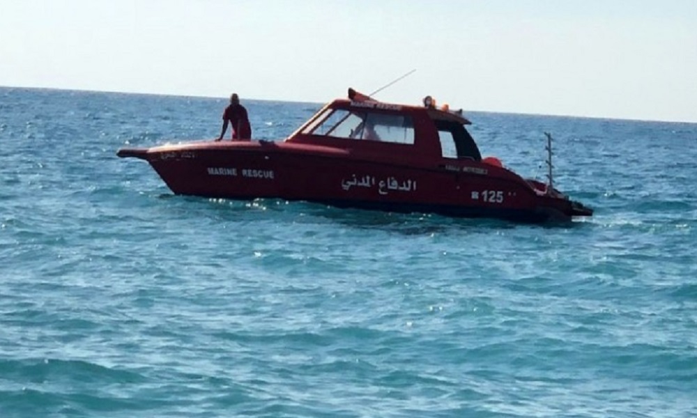 إنتشال جثة شخص قضى غرقًا قبالة “الزيتونة باي”