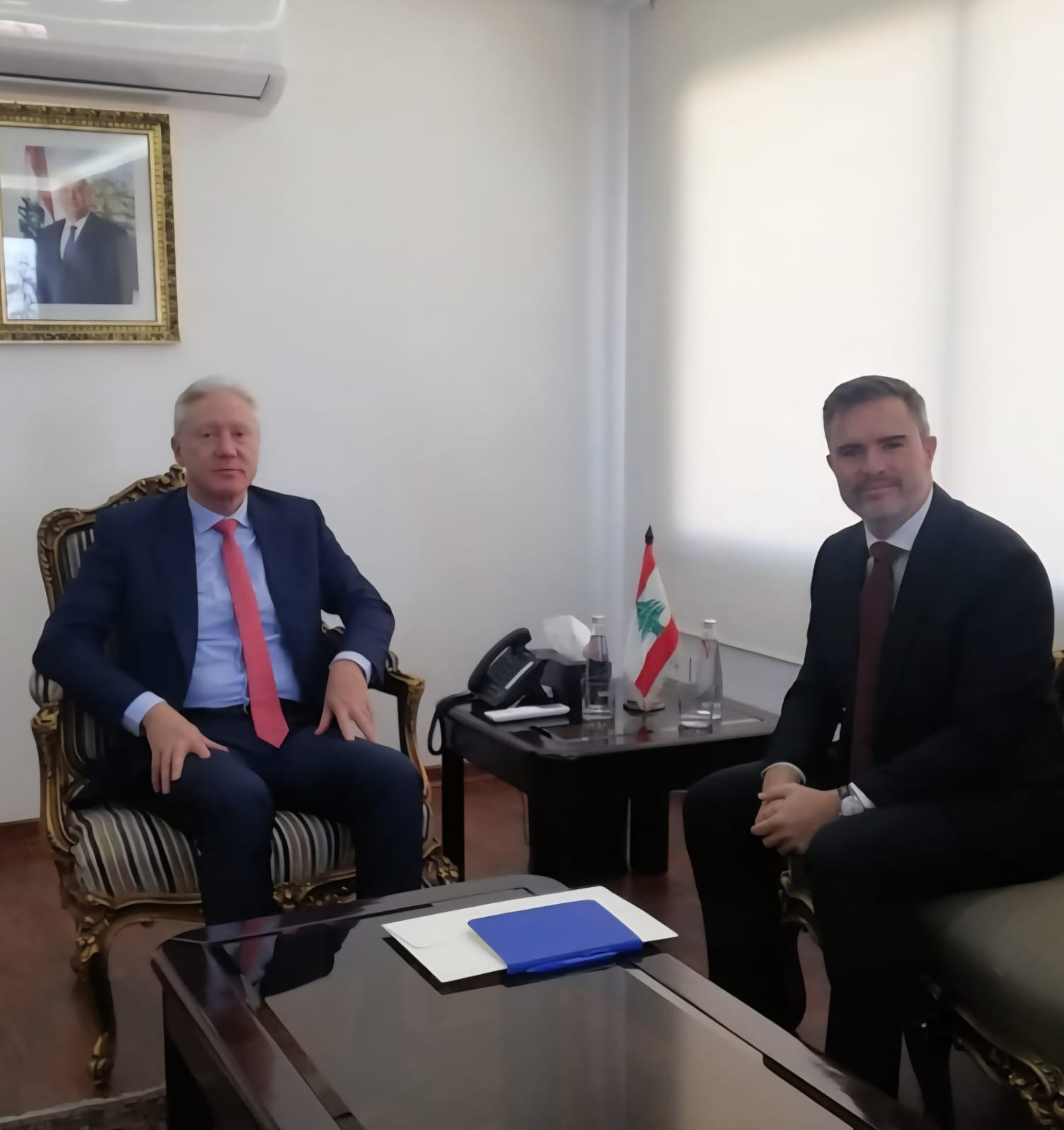 وزير الخارجية يوسف رجّي يستقبل السفير الكندي الجديد في لبنان