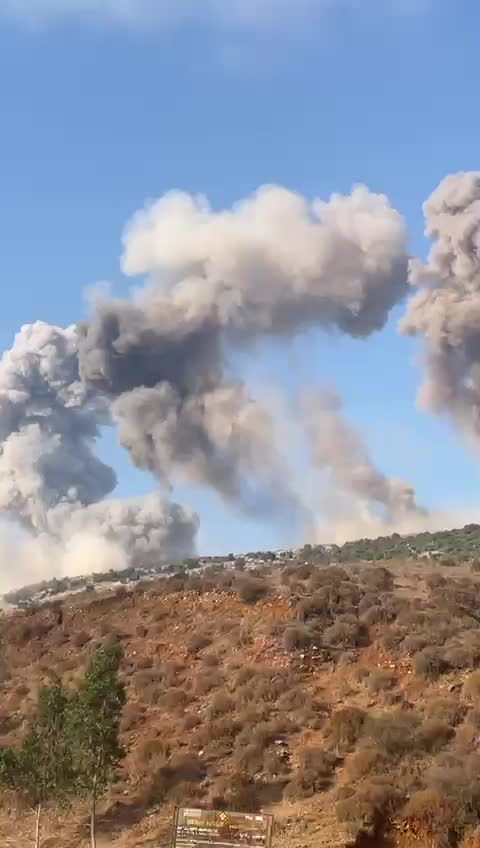 بالفيديو - غارات صباحية على جبل علي الطاهر في النبطية