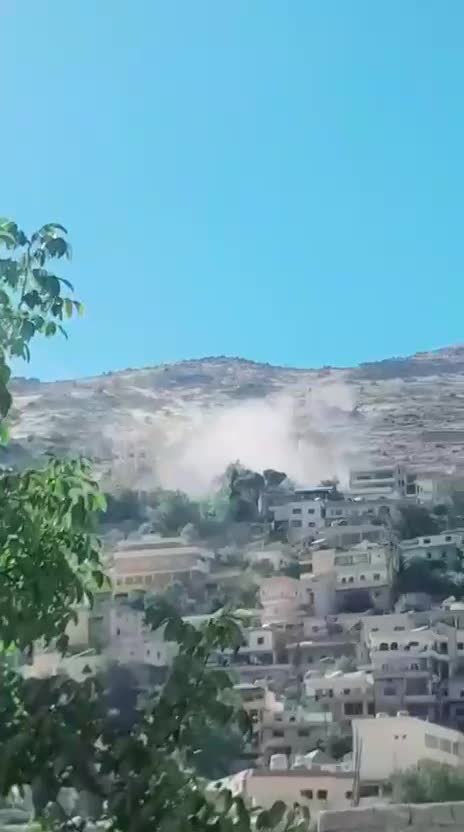 قصف إسرائيلي يستهدف منزلاً في أطراف شبعا وسيارات الإسعاف هرعت إلى المكان