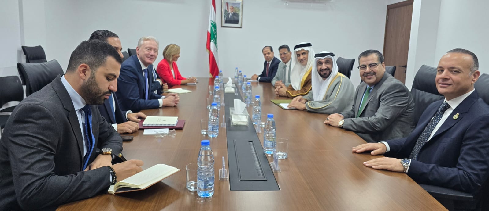 رجّي يستقبل رئيس البرلمان العربي: شراكة عربية لإعادة النهوض بلبنان