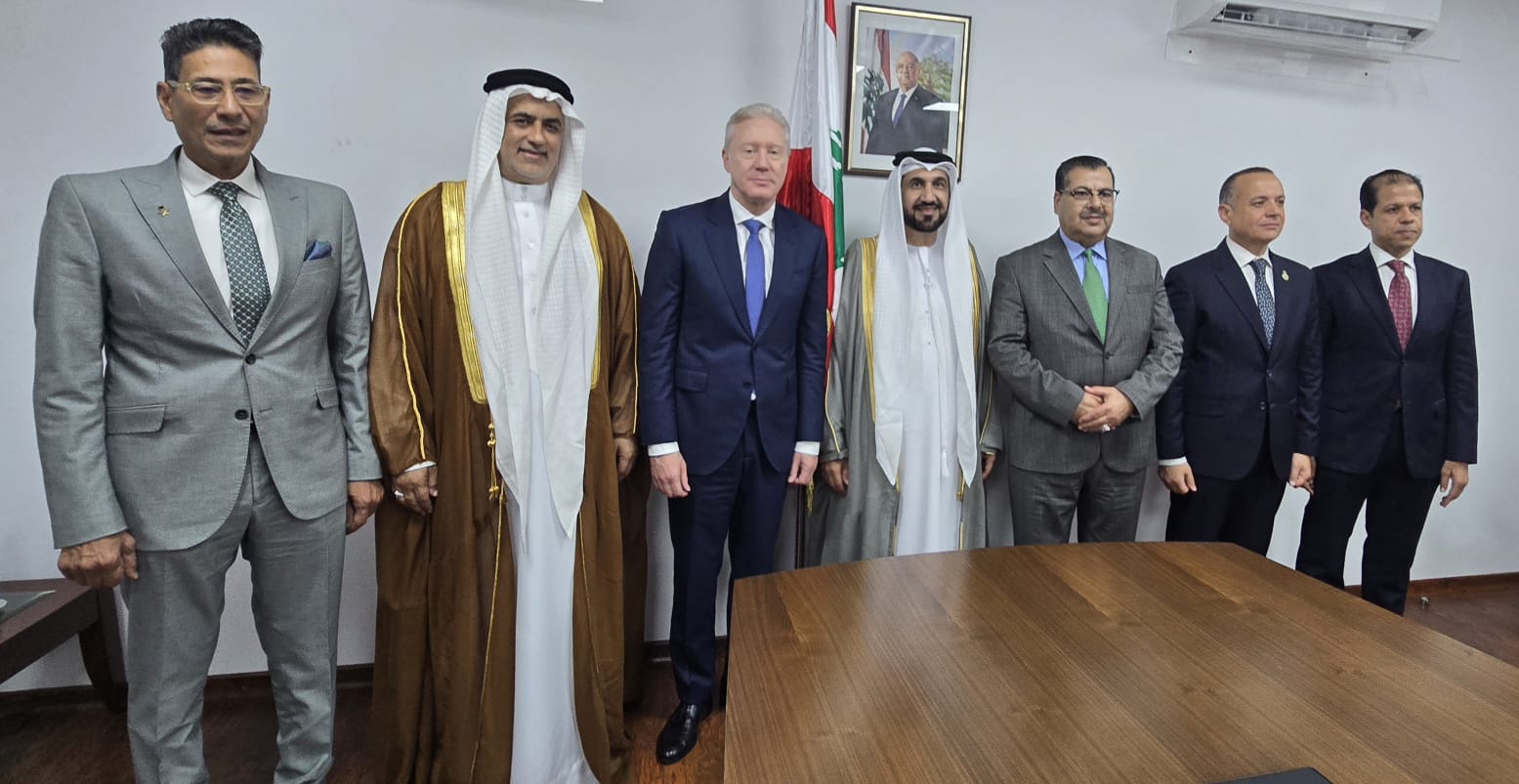 رجّي يستقبل رئيس البرلمان العربي: شراكة عربية لإعادة النهوض بلبنان