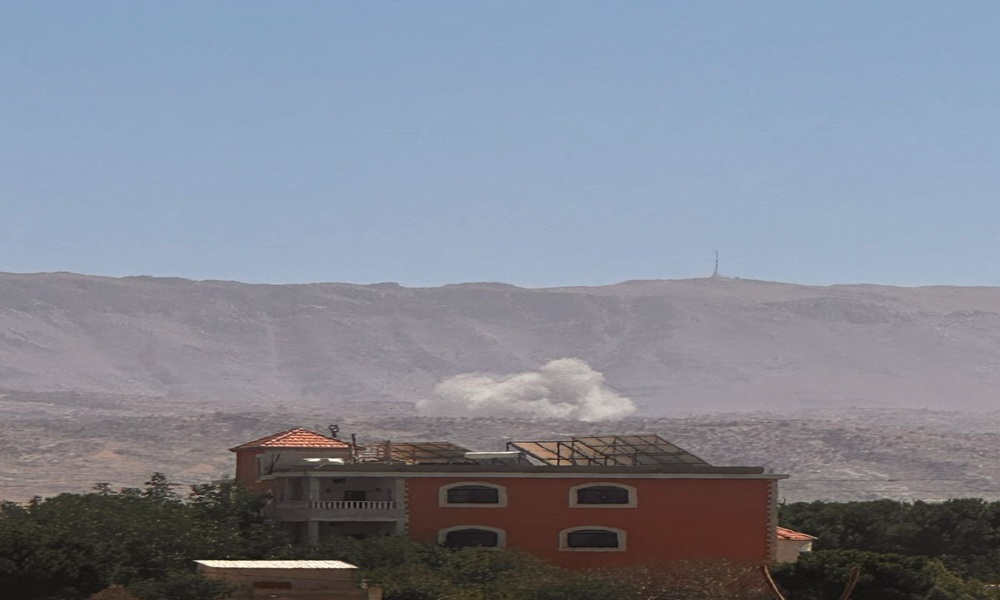 الجيش الإسرائيلي:  يهاجم أهدافًا لحزب الله في البقاع شرقي لبنان