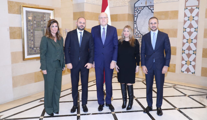 الرئيس ميقاتي يستقبل وفدًا من شركة OMT