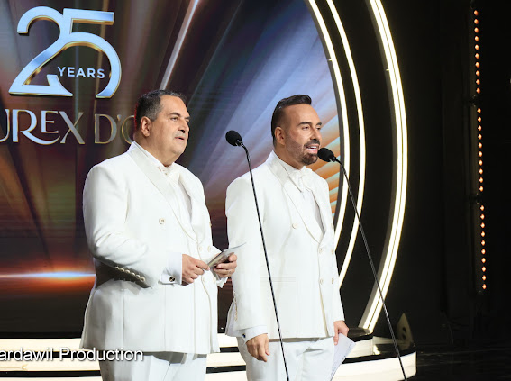 “الموركس دور” تحتفل بيوبيلها الفضي بتكريم أبرز النجوم والمبدعين في عالم الفن والإعلام
