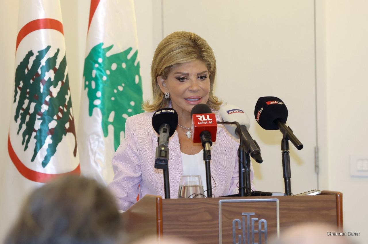 القوات أقام احتفالاً في الاشرفية  في الذكرى العشرين لمحاولة اغتيال  مي شدياق