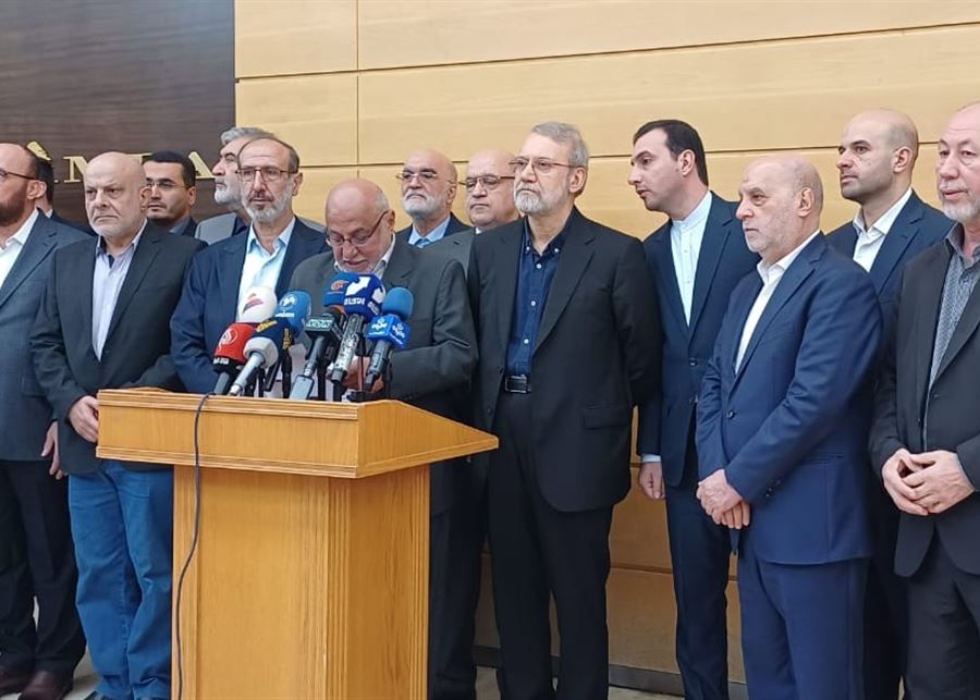 لاريجاني من بيروت: لبنان خندق منيع بوجه الكيان الإسرائيلي