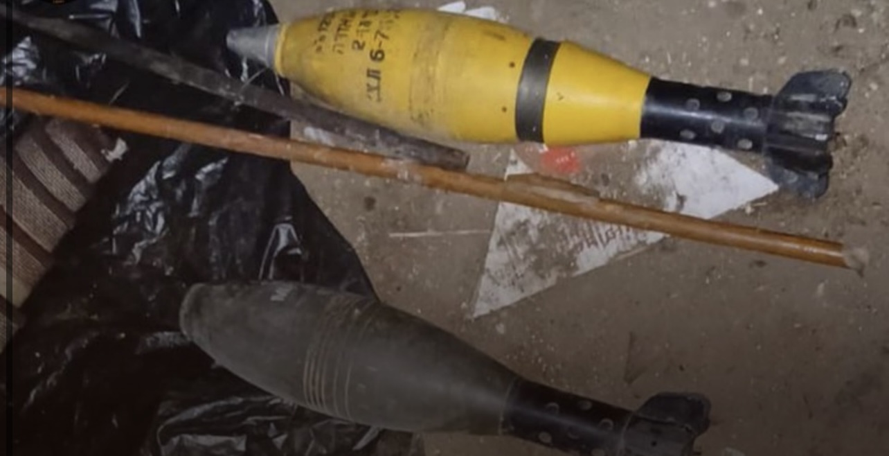 أمن الدولة يضبط قذائف في برج حمود