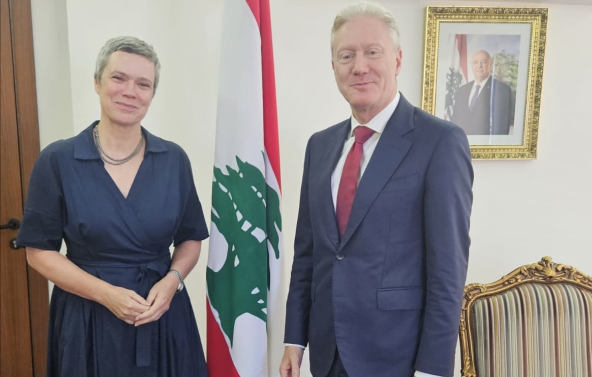 رجي بحث مع سفيرة الاتحاد الأوروبي في عودة النازحين السوريين الى بلدهم