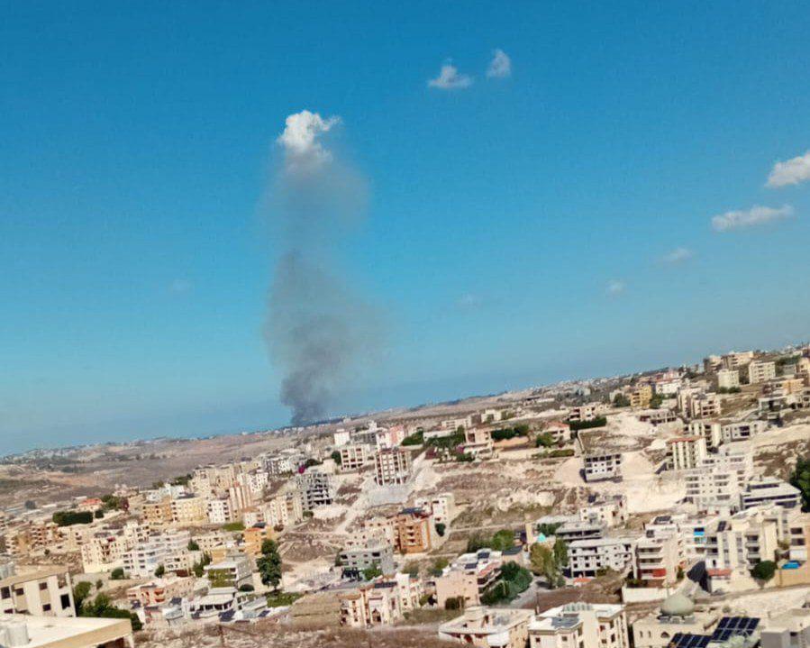 غارة إسرائيلية بصاروخين بين دير عامص وصديقين