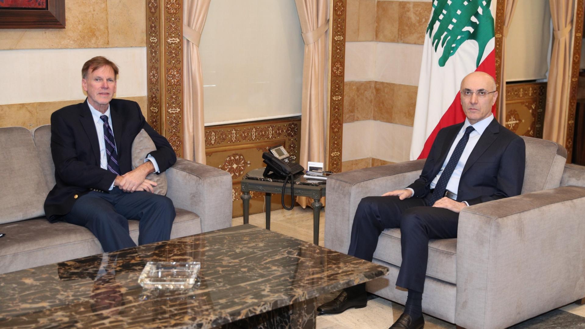 وزير الداخلية استقبل القائم بأعمال السفارة الأميركية