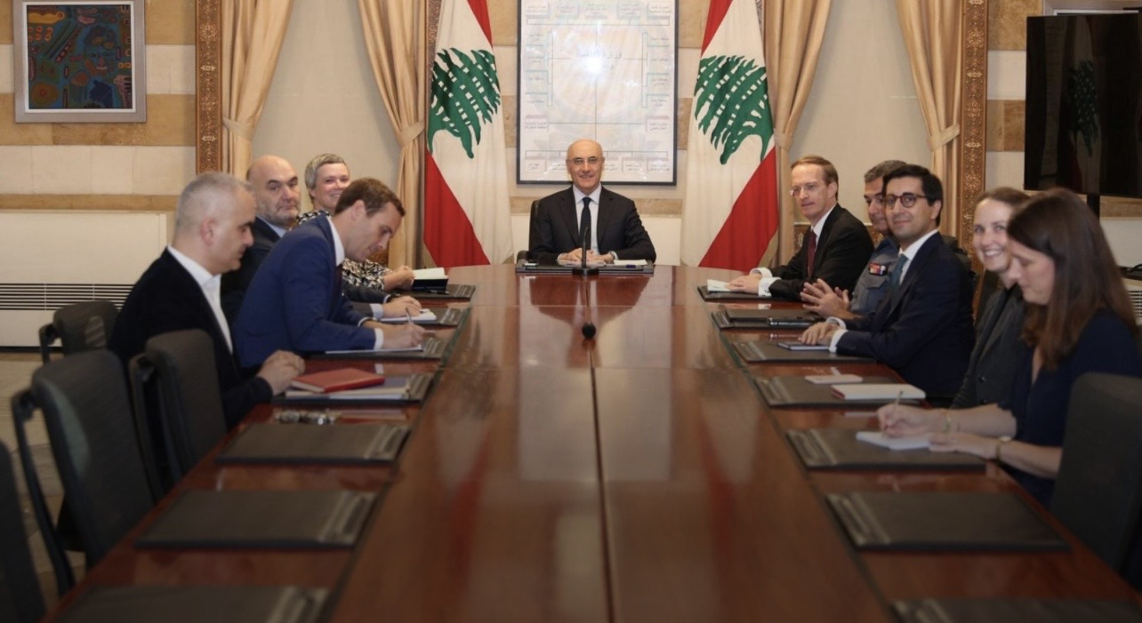 وزير الداخلية استقبل وفدا أوروبيا وبحث مع افرام في ملفات إنمائية وخدماتية