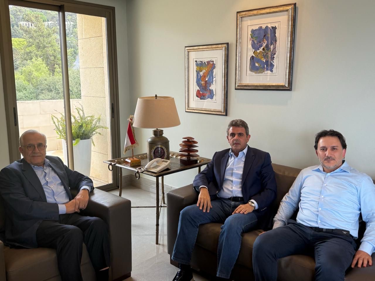 الحواط زار سليمان وبحثا في مشاريع إنمائية لقضاء جبيل