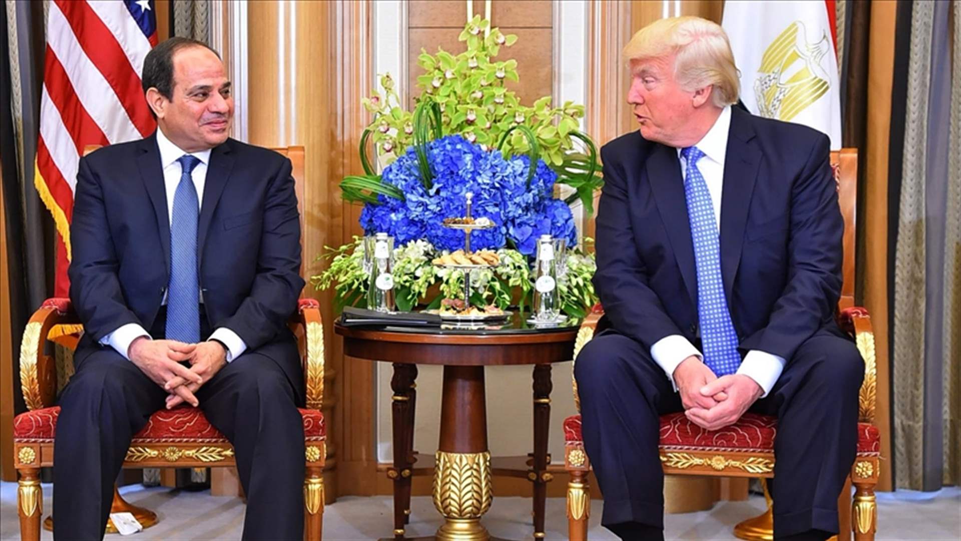 ترامب يقول إن السيسي أدى دورا بالغ الأهمية في المفاوضات مع حماس