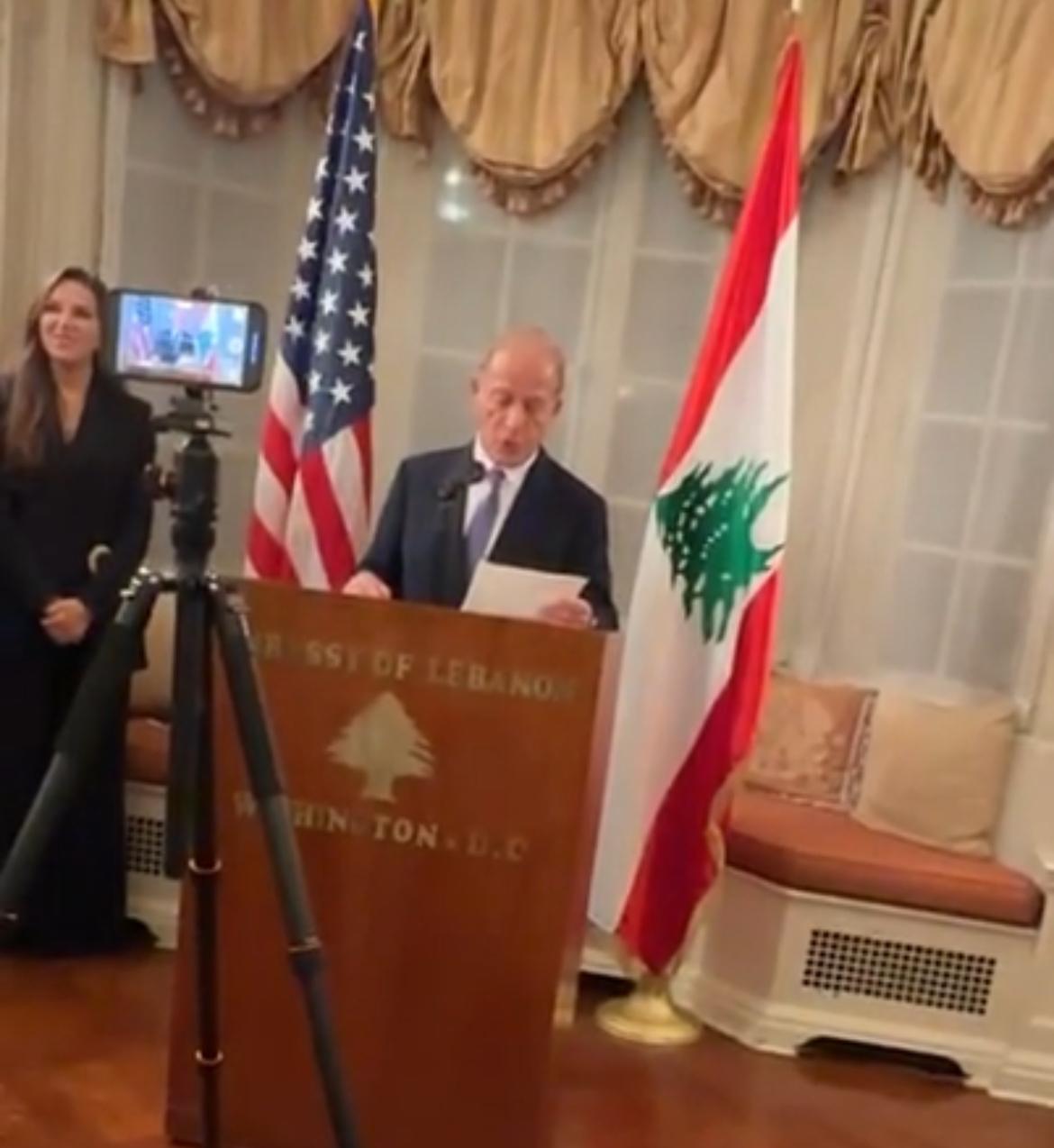 معوض تستضيف الوفد اللبناني في واشنطن... عيسى: سأعمل على توجيه اللبنانيين نحو الوحدة والاستقرار والتقدم