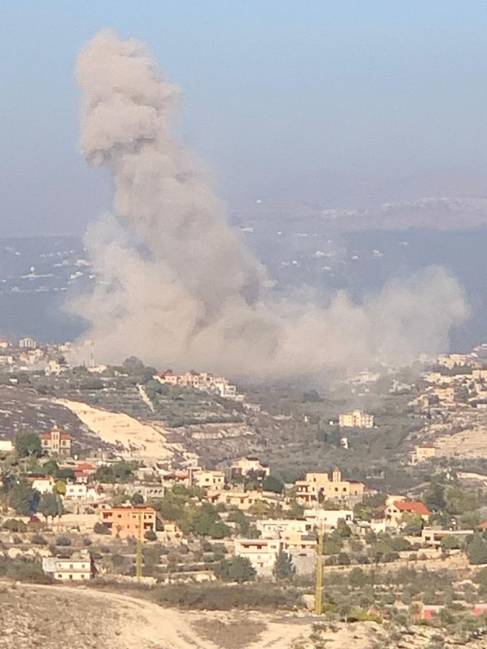 غارتان إسرائيليتان على المنطقة بين بنعفول وحومين