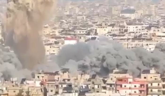 غارة عنيفة على منطقة الشويفات