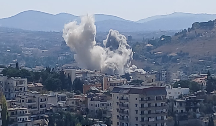 غارة على دفعتين استهدفت النبطية الفوقا