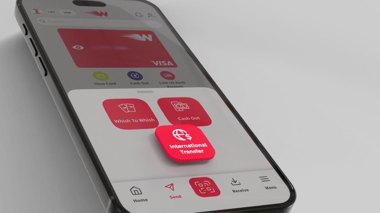 Whish Money تطلق خدمة التحويلات الدولية عبر تطبيقها الإلكتروني