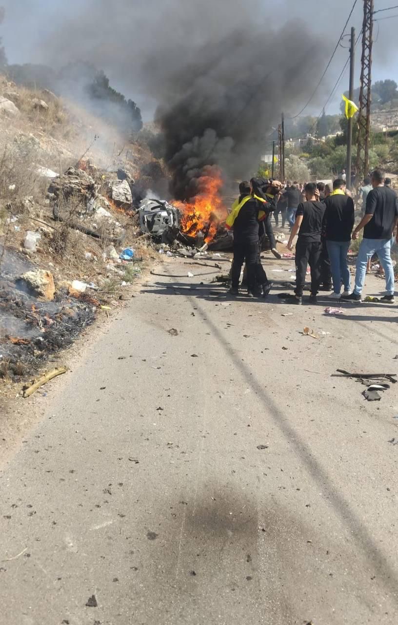 سقوط ضحية في الغارة على حاروف
