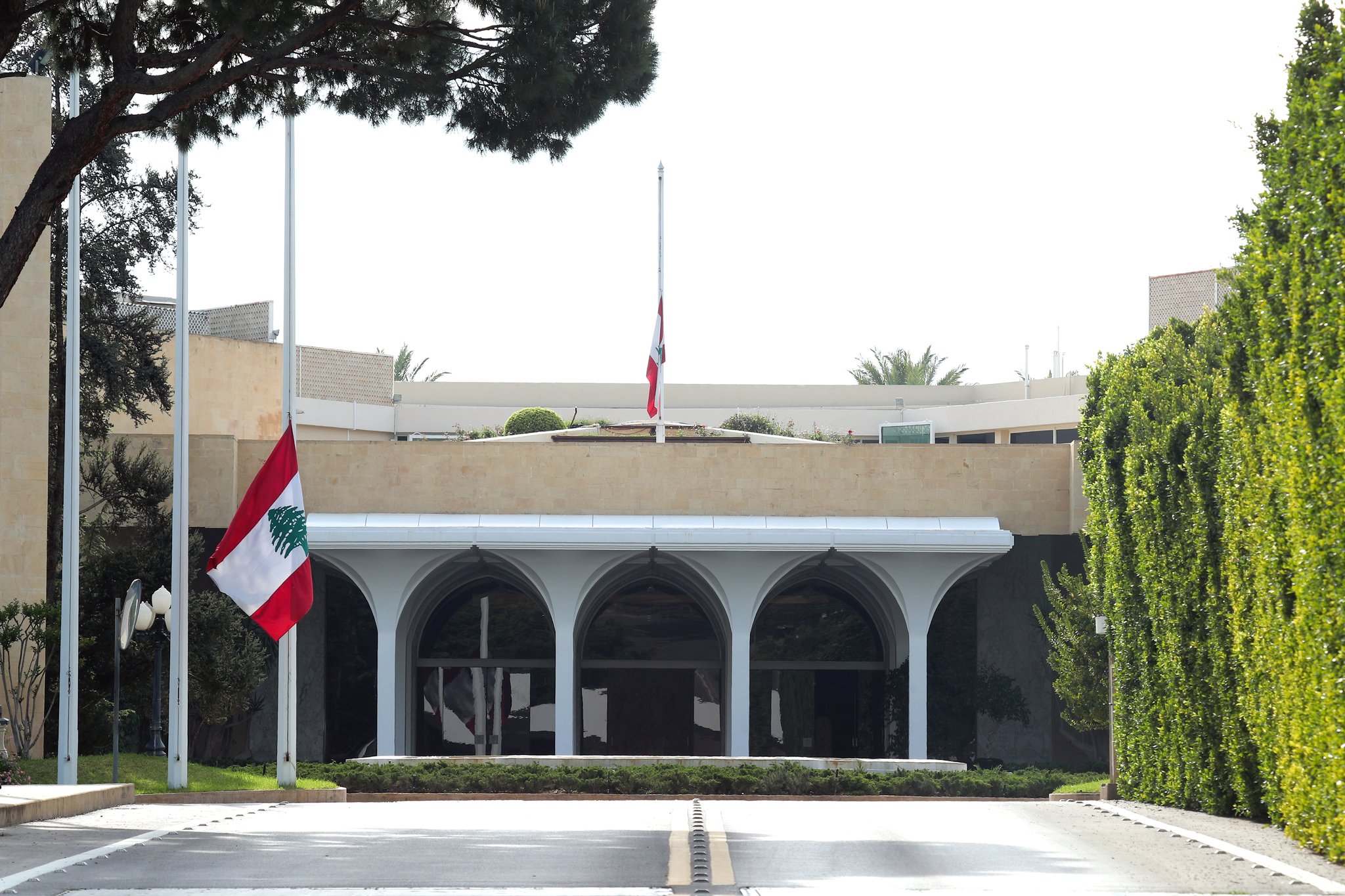 الوفد المصري في بعبدا