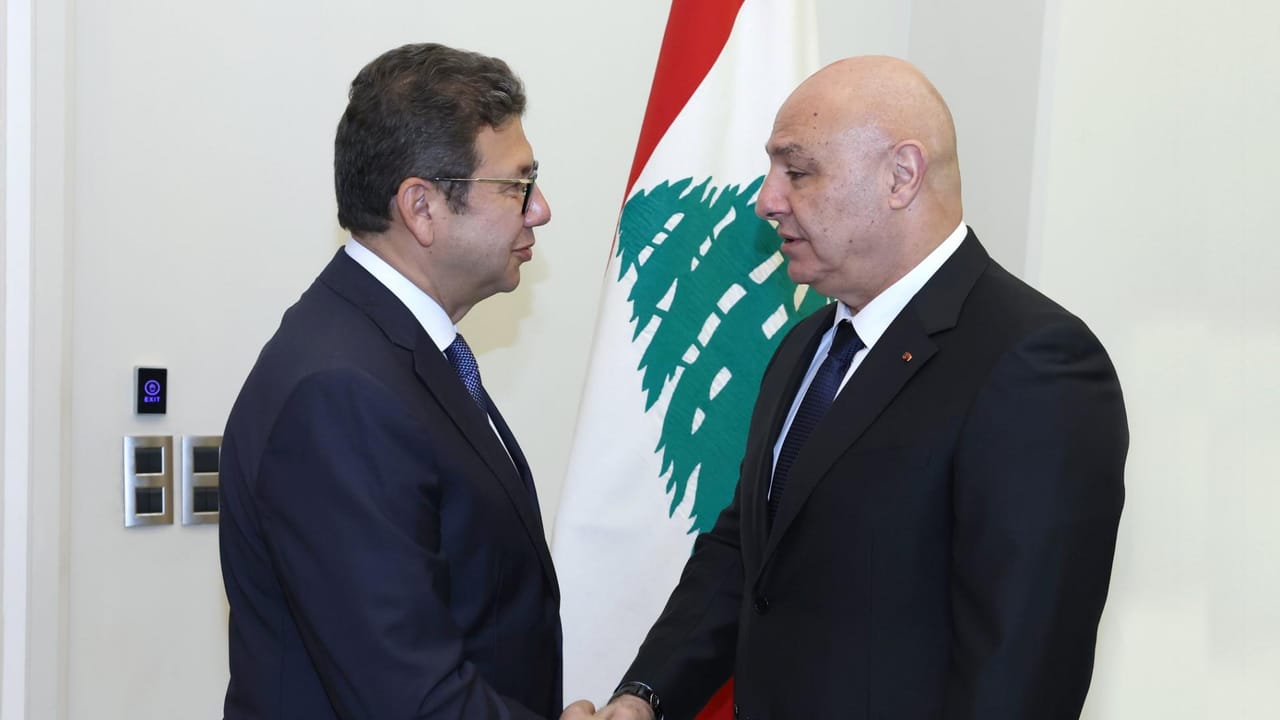 الوفد المصري من بعبدا: نحرص على استقرار لبنان