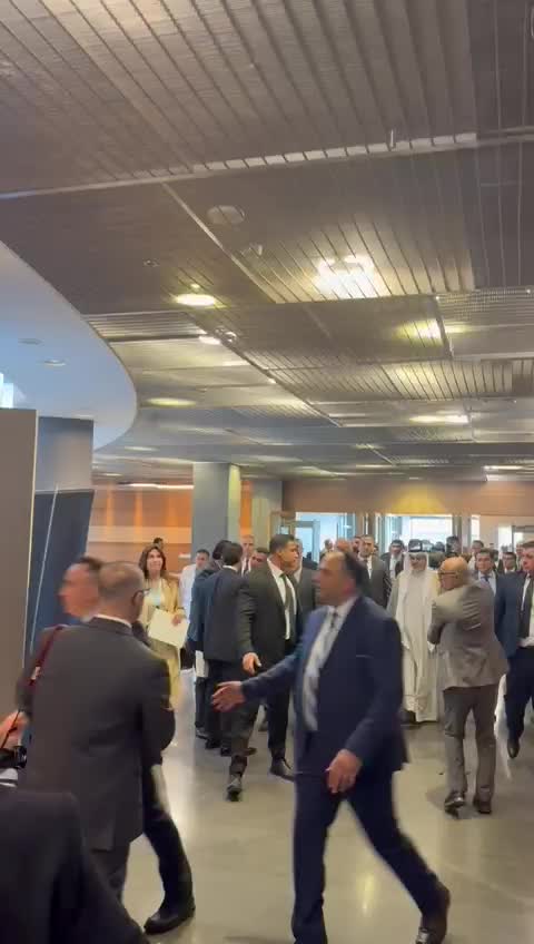 بالفيديو - رئيس الجمهورية وصل الى الملتقى الإعلامي العربي