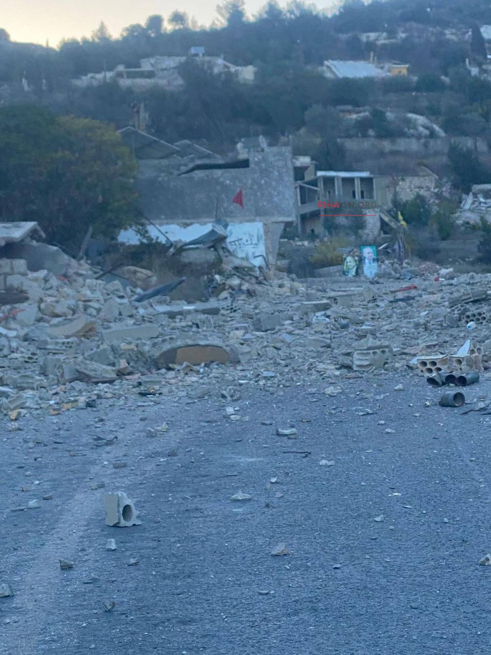 الجيش الاسرائيلي يفجّر مبنى في بلدة العديسة