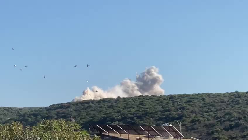 بالفيديو: تفجير جديد في منطقة اللبونة