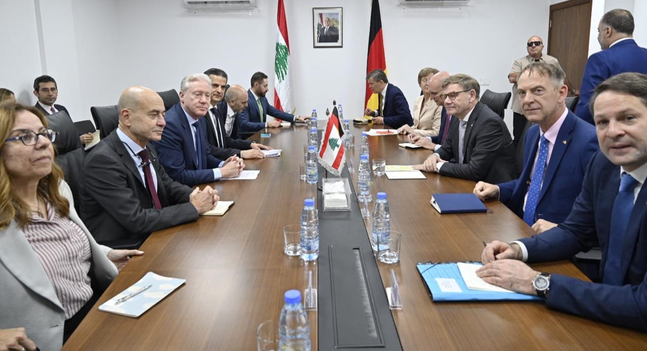 رجّي استقبل نظيره الألماني  وبحث معه في العلاقات الثنائية والتطورات الإقليمية