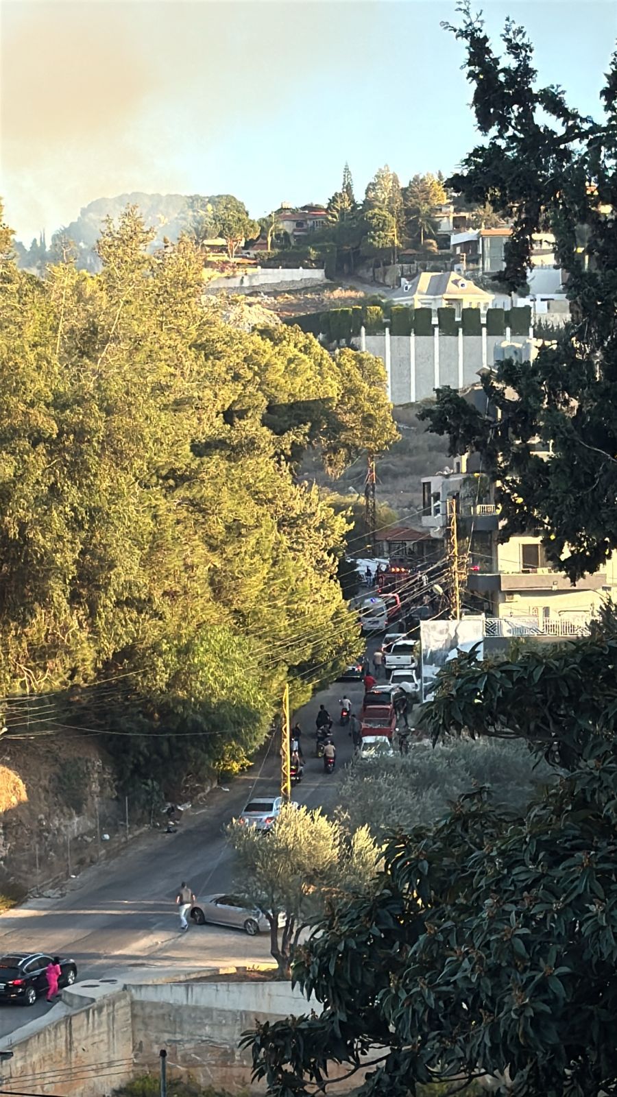 بالفيديو - غارة على دراجة نارية في شوكين - النبطية